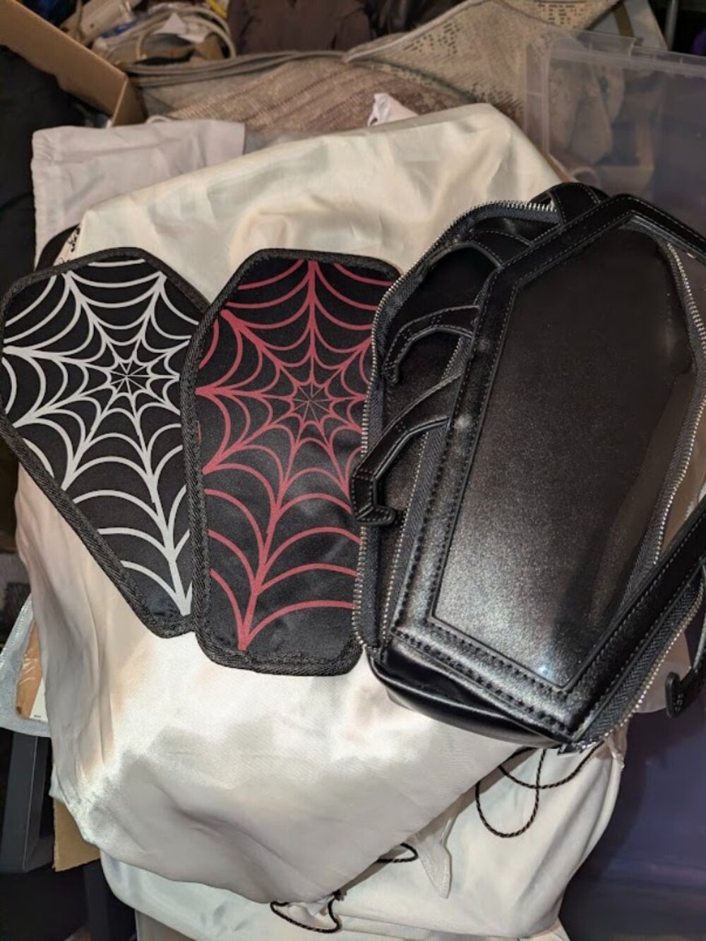 VampireFreaks Spider Coffin Bag
